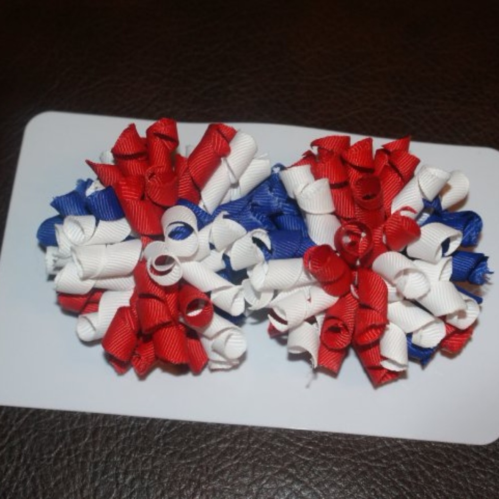 July 4th Corker Hair Clips